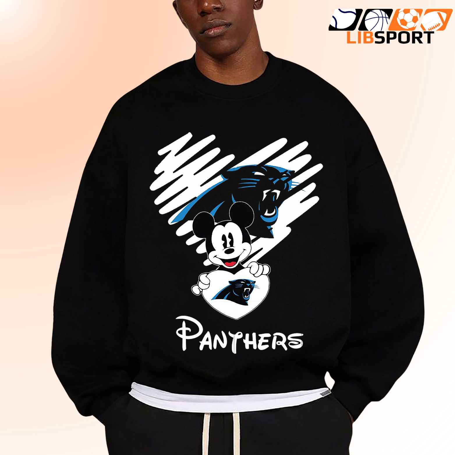 Carolina Panthers Mickey T Shirt, Disney Fan Tee, Unisex Nfl Shirt